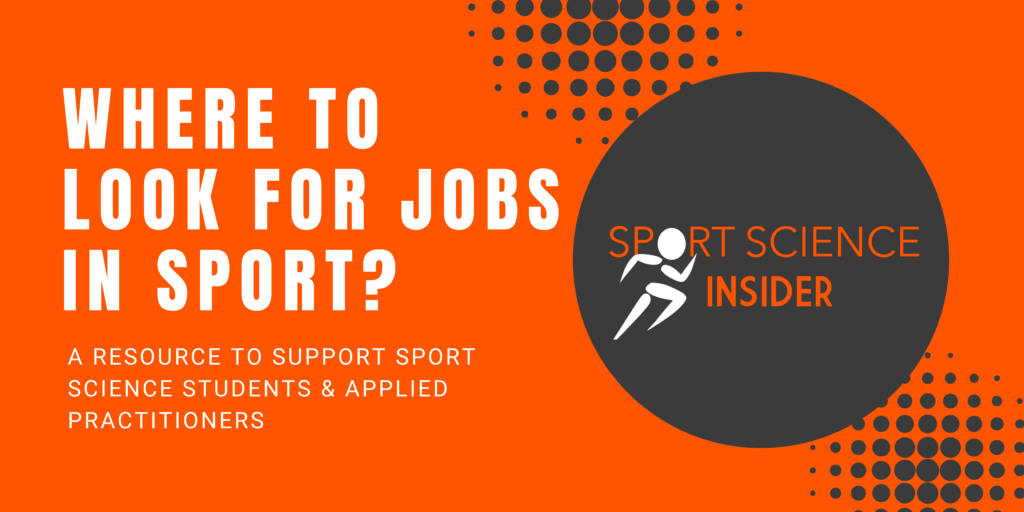 Where to Look for Jobs in Sport Science 
