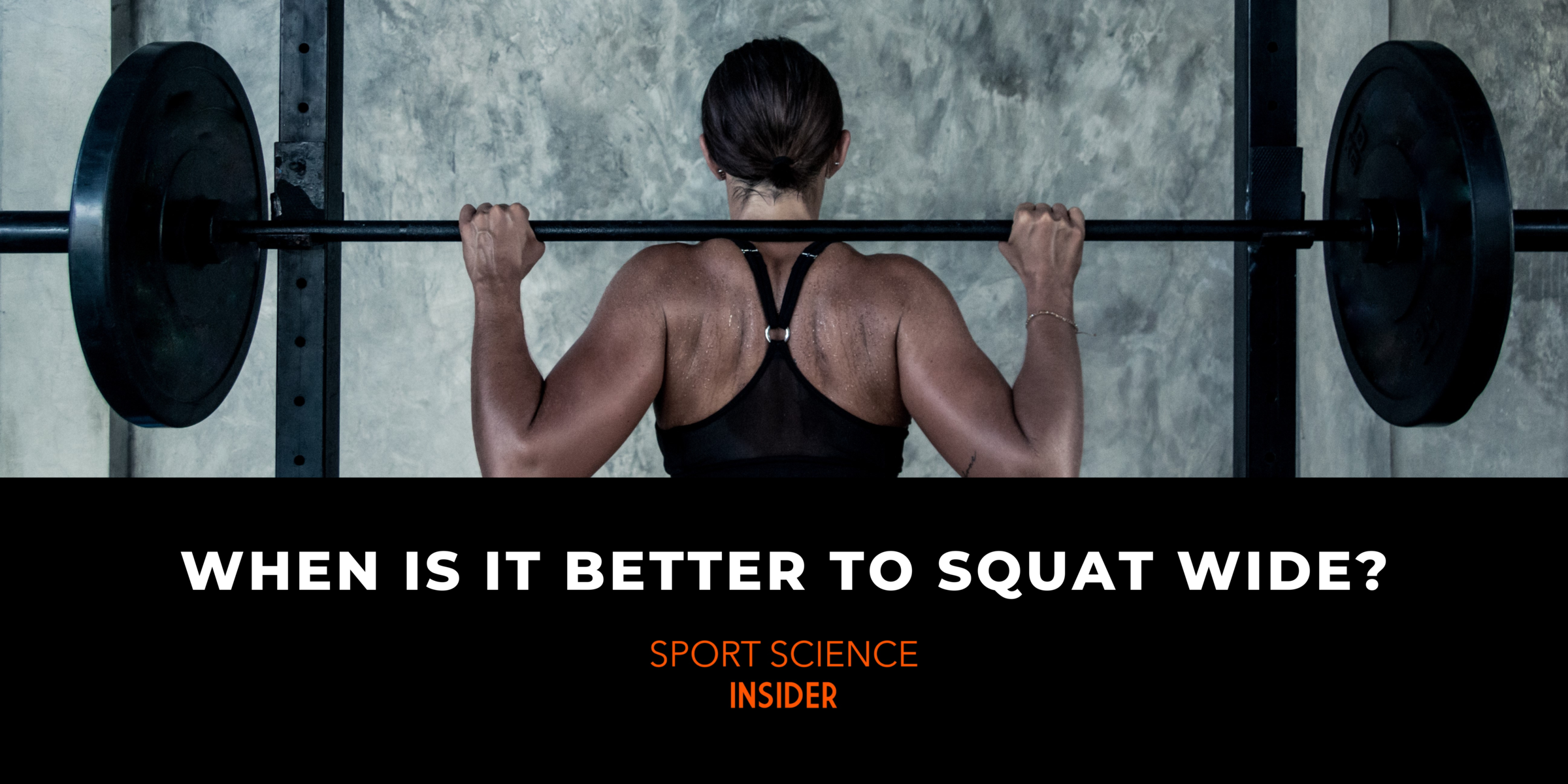 When is it better to squat wide?