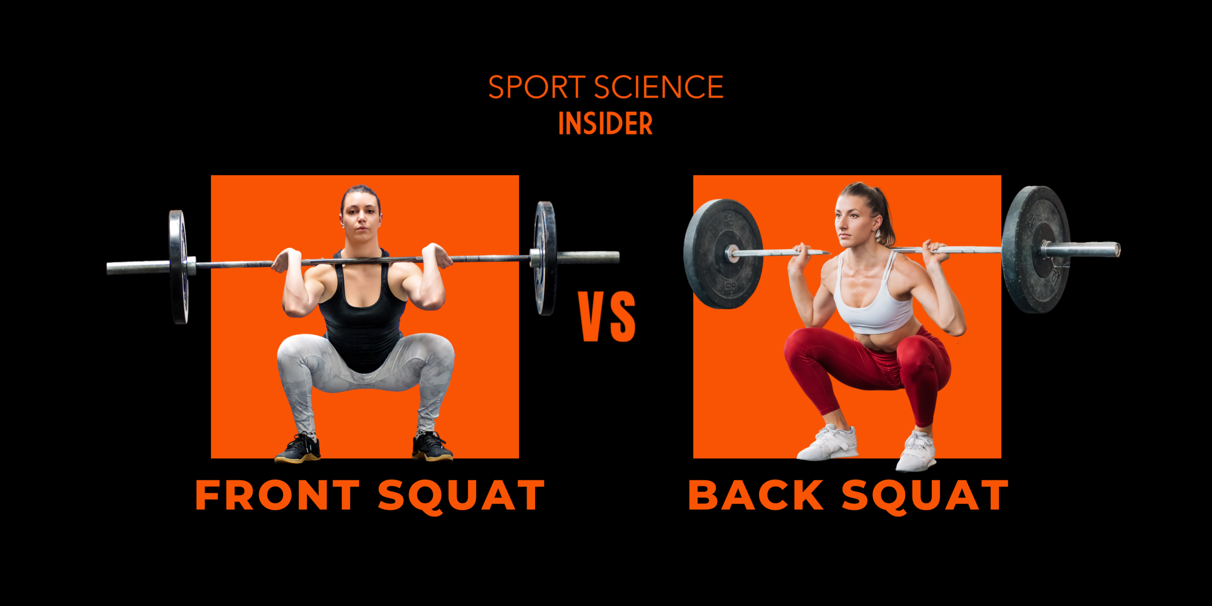 Front squat vs back squat